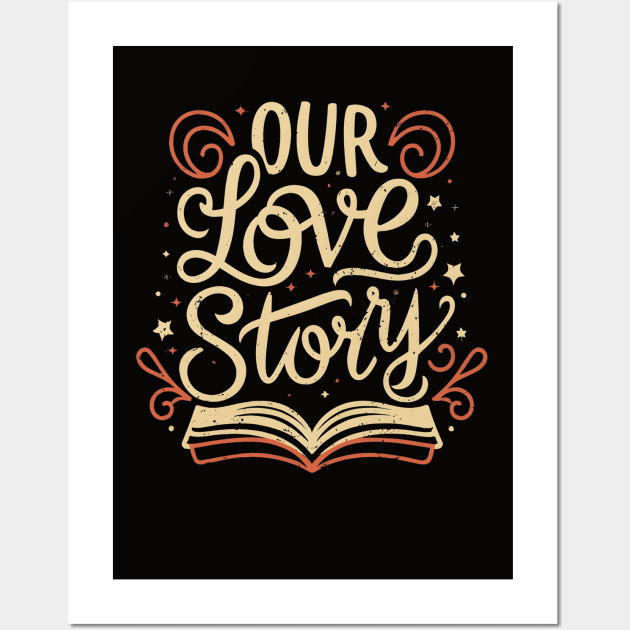 Love Story Capturing Moments Valentine's Day Wall Art by Shopkreativco